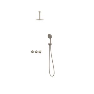 Afbouwdeel regendouche Combiset Nexus 4 inbouwthermostaat gebor. nickel CSN4EXGNBABC excl. inbouwbox