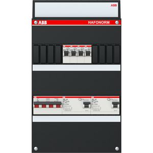 Groepenkast stekerbaar 4 groepen achter 2 als 4-pol 1SPF006983F1024