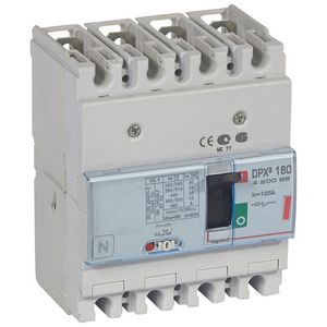 Vermogenschakelaar 160 Thermomagn. 125A 4-polig 36kA DPX3