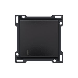 Afwerkingsset lens enkelvoudige schakelaar/knop pianoblack