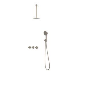 Afbouwdeel regendouche Combiset Nexus 4 inbouwthermostaat gebor. nickel CSN4EXGNBACC excl. inbouwbox