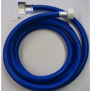 Vulslangset PVC blauw 3,5m +2 knst. koppeling gem.