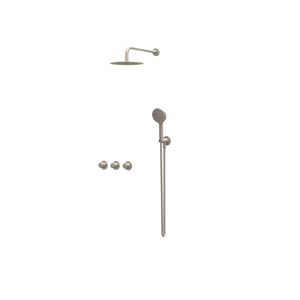 Afbouwdeel regendouche Combiset Nexus 4 inbouwthermostaat gebor. nickel CSN4EXGNBBAA excl. inbouwbox