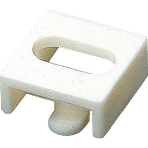 Kunststof clip voor bevestigen kabelgoot aan DIN rail