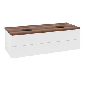 Wastafelonderkast Antao 1200x360x500mm White Matt Lacquer K24052MT