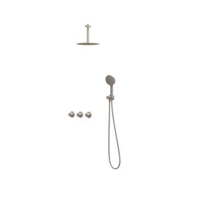 Afbouwdeel regendouche Combiset Nexus 4 inbouwthermostaat gebor. nickel CSN4EXGNBBBC excl. inbouwbox