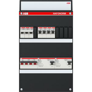 Groepenkast stekerbaar 4 groepen achter 2 als 4-pol 1SPF006983F1025