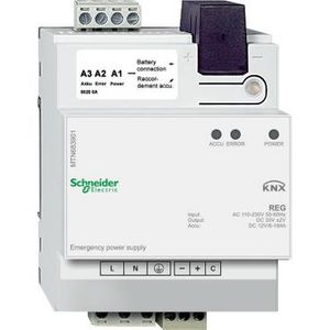 Noodstroomvoeding REG Lichtgrijs KNX