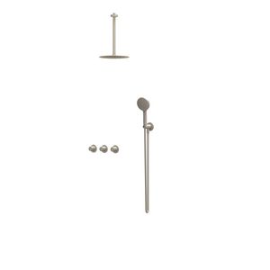 Afbouwdeel regendouche Combiset Nexus 4 inbouwthermostaat gebor. nickel CSN4EXGNBBCA excl. inbouwbox