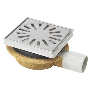 Vloerput 146x146mm ws32 rooster RVS+sierrand zijuitl. zand