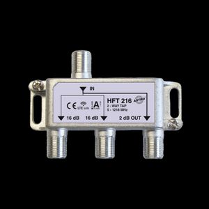 Aftakelement 2-V 16dB aftakdemping retour met f-aans. VVE=10