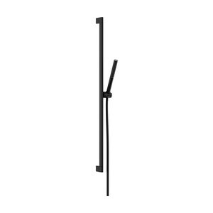 Glijstangset Pulsify S 100 1 straalsoort EcoSmart met glijstang 90cm mat zwart 24382670