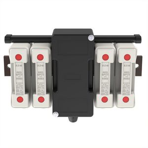 Zekering-bank laagspanning 63 A AC 690 V BS 4 way wit