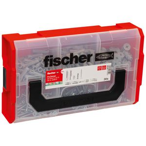 Muurpluggenset in Fixtainer UX SX Plus GK schroef 241-delig