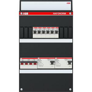 Groepenkast stekerbaar 6 groepen achter 2 als 4-pol 1SPF006983F1016