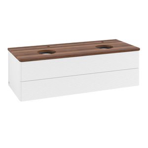 Wastafelonderkast Antao 1200x360x500mm White Matt Lacquer K24152MT