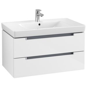 Subway 2.0 wastafelonderbouw 787x416x454mm glossy white 2xla