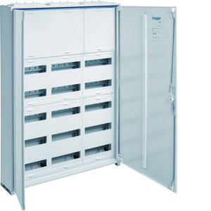 Veldverdeler IP44 geisol. 1100x800x161mm 180M+2 rijen