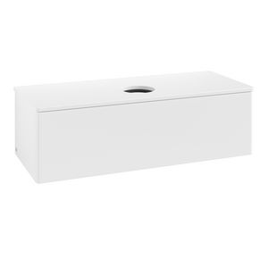 Wastafelonderkast Antao 1200x360x500mm White Matt Lacquer K32010MT