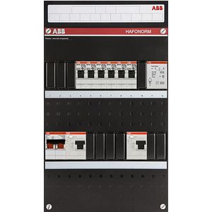 Groepenkast stekerbaar 6 groepen achter 2 als 2-pol 1SPF006983F1020