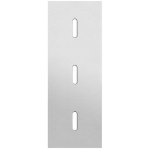 Drievoudige afdekpl. verticaal 71mm centerafstand drie enkel