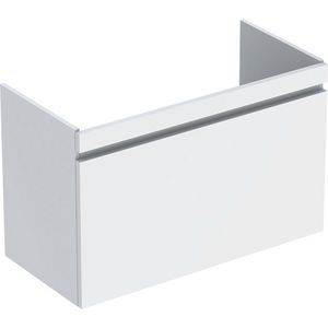 Renova Plan wastafel onderkast + lade 100cm wit hoogglans