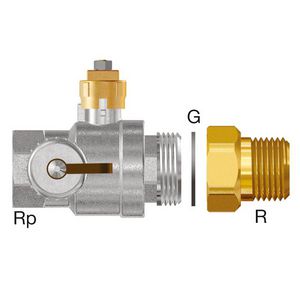 Set a 2st. Kogelkranen Flamcomat DN 2st.5 met aftap set