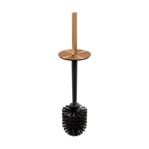 Reserve toiletborstel m brons geborsteld PVD greep Flat
