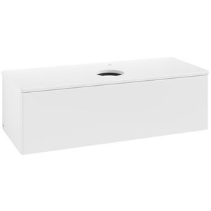 Wastafelonderkast Antao 1200x360x500mm White Matt Lacquer K32050MT