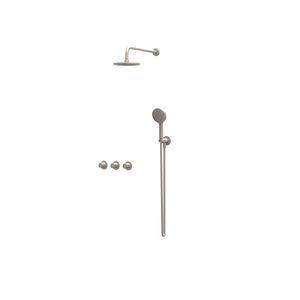 Afbouwdeel regendouche Combiset Nexus 4 inbouwthermostaat gebor. nickel CSN4EXGNBDAA excl. inbouwbox