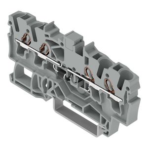 Moduleklem 4-draads met diode 1N4007 grijs VVE=100