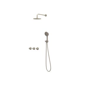 Afbouwdeel regendouche Combiset Nexus 4 inbouwthermostaat gebor. nickel CSN4EXGNBDAC excl. inbouwbox