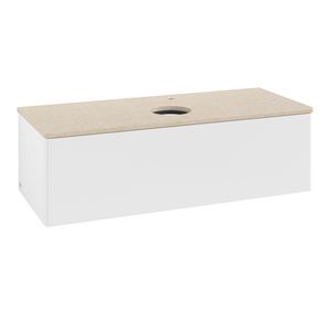 Wastafelonderkast Antao 1200x360x500mm White Matt Lacquer K32053MT
