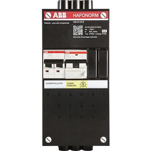 Groepenkast PV aansl PV 16A 1-fase totaal max 40A 1-fase