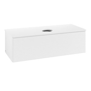 Wastafelonderkast Antao 1200x360x500mm White Matt Lacquer K32110MT