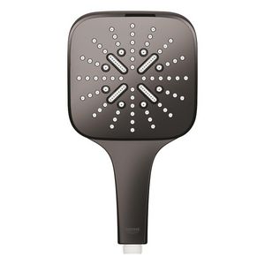 Handdouche rainsh. 130 smartact. cube 3 straalsoorten hard graphite (donker grijs)
