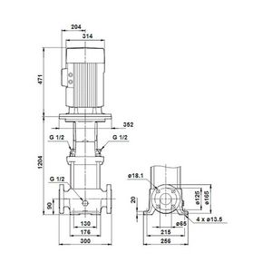 Centrifugaalpomp CR15-17 A-F-A-E-HQQE 3x400/690 50 Hz