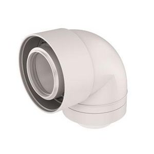 Bocht UbiFit concentrisch Push-Fit PP 87° 60/100mm