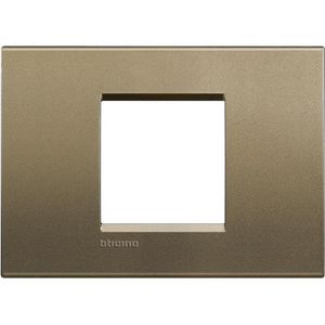 Afdekplaat breed 2 modulen square Livinglight