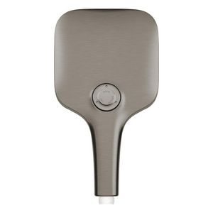 Handdouche rainsh. 130 smartact. cube 3 straalsoorten hard graphite geborsteld (mat donker grijs)