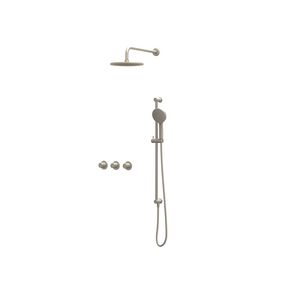Afbouwdeel regendouche Combiset Nexus 4 inbouwthermostaat gebor. nickel CSN4EXGNBEAB excl. inbouwbox