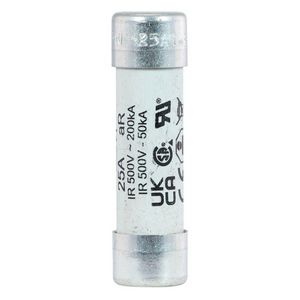 Zekering hoge snelheid 25A AC 500V 50kA 14x51mm aR UL VVE=10