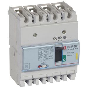 Vermogenschakelaar 160 Thermomagn. 100A 4-polig 16kA DPX3