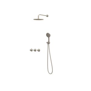 Afbouwdeel regendouche Combiset Nexus 4 inbouwthermostaat gebor. nickel CSN4EXGNBEAC excl. inbouwbox