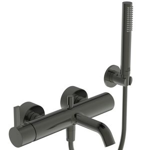 Joy bad/douchemengkraan met badset magnetic grey (grijs)