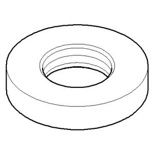 Rozet DB logo 50x10mm, 3/4" Champagne (22kt Goud)