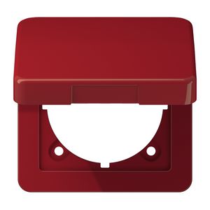 Klapdeksel CD500 rood slagvast