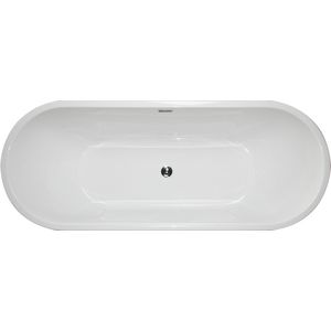 Vrijstaand bad Carla 170x70cm wit incl. waste+poten
