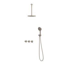 Afbouwdeel regendouche Combiset Nexus 4 inbouwthermostaat gebor. nickel CSN4EXGNBECC excl. inbouwbox
