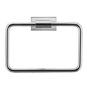 Handdoekring Karree chroom Chroom